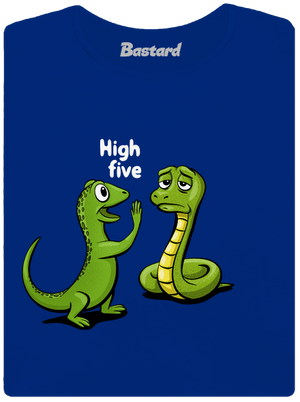 High Five dámské tričko s lemem Royal Blue Mal