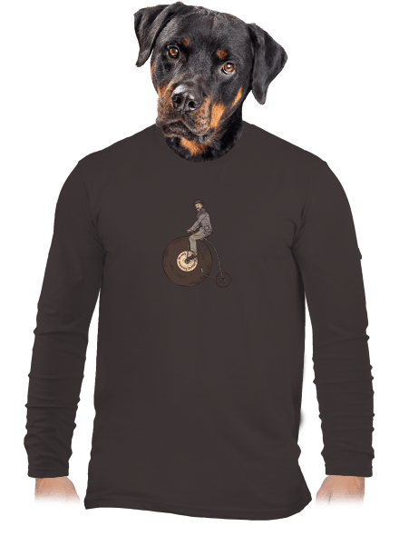 Na čem ujíždíš pánské dlouhý rukáv Bear Brown