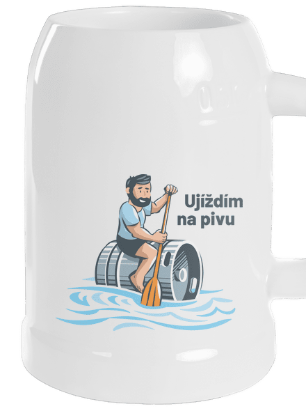 Ujíždím na pivu půllitr White
