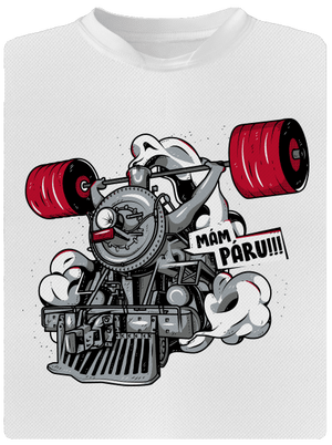 Lokomotiva pánské sportovní tričko White