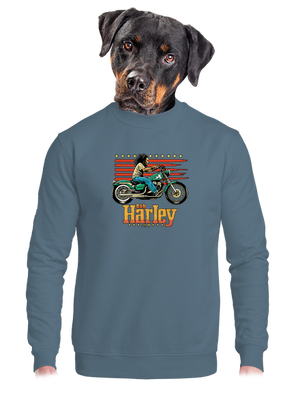 unisex mikina bez kapuce