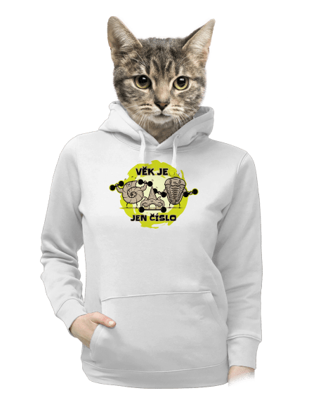 Věk je jen číslo dámská mikina klokanka White