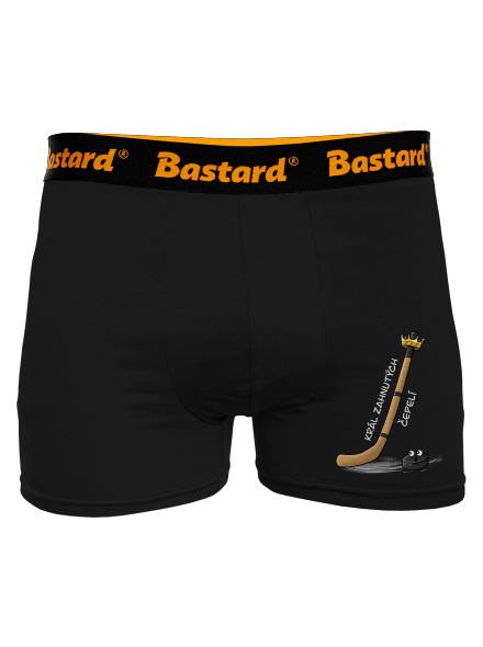 Král zahnutých čepelí - hokej boxerky Black