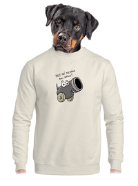 unisex mikina bez kapuce