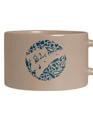 Tým ženicha hrnek makronka Brown Macaron