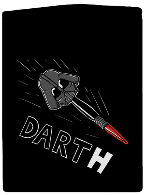 Dart(h) dámská mikina na zip Black