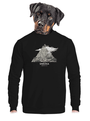 unisex mikina bez kapuce