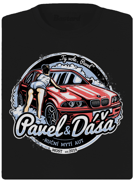Automyčka Pavel dámské sportovní tričko Black