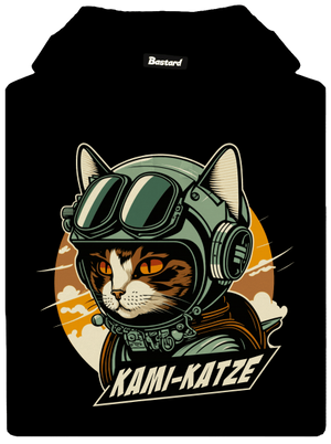 Kami-Katze dámská mikina klokanka Black