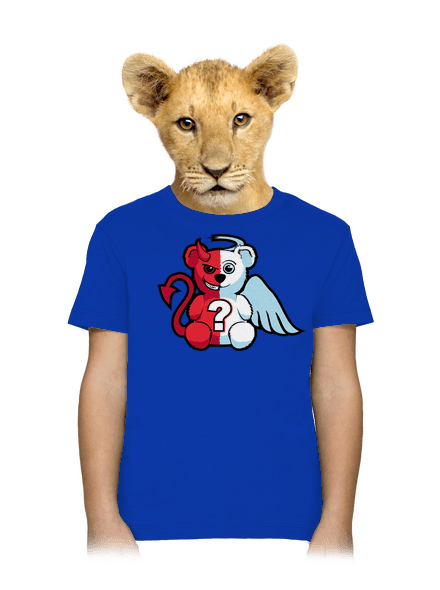 Anděl vs. ďábel dětské tričko Royal Blue