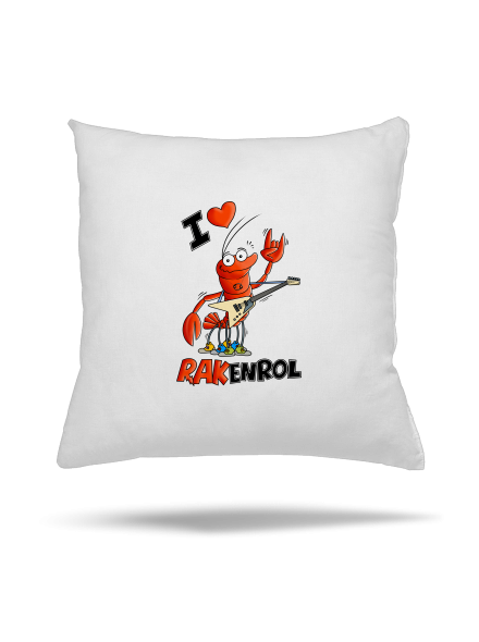 Rakenrol polštář White