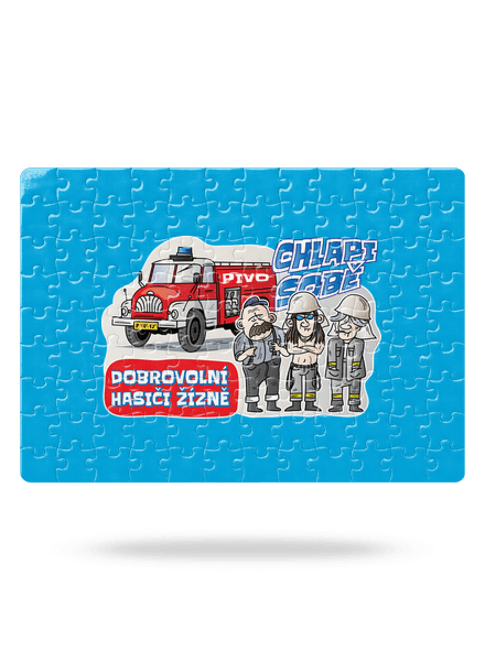 Hasiči žízně puzzle White