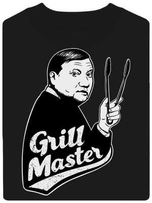 Grill master unisex mikina bez kapuce Black