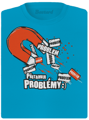 Magnet na problémy dámské sportovní tričko Blue Atol