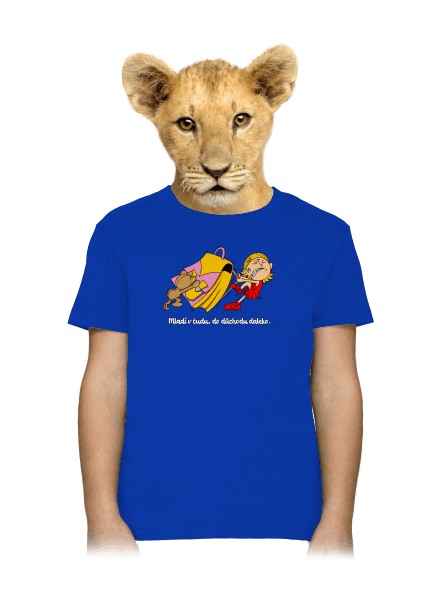 Školačka dětské tričko Royal Blue