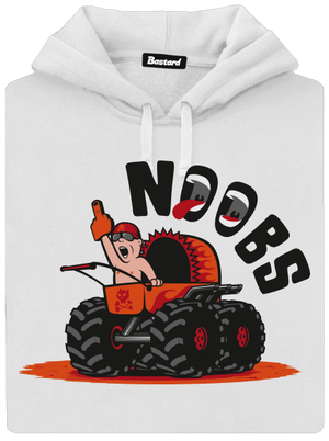 Monster kočárek dámská mikina klokanka White