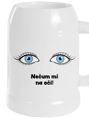 Nečum mi na oči půllitr White