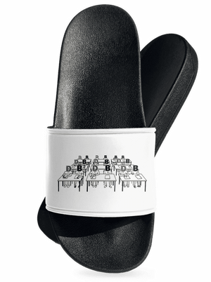 Cimrman: Debil, blbeček pantofle White