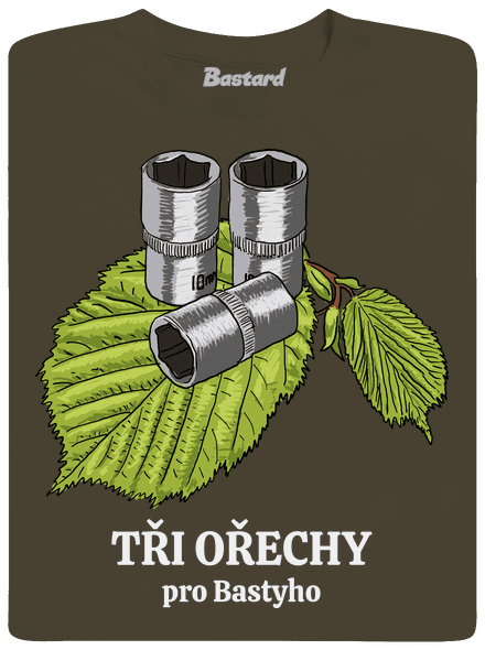 Tři ořechy pro... pánské dlouhý rukáv Urban Khaki