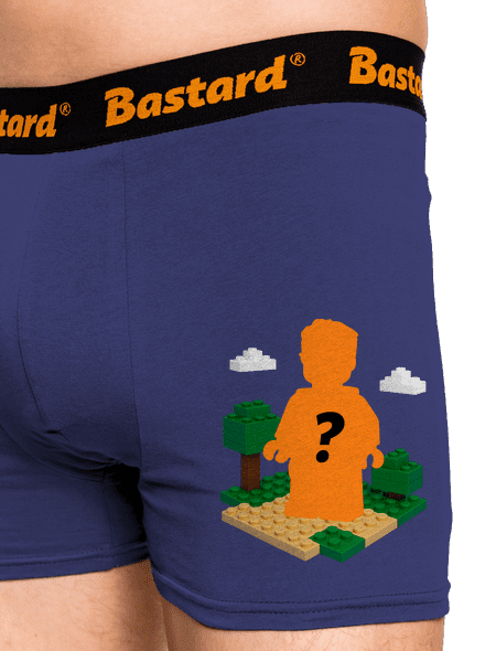 Lego postava z vlastní fotky boxerky Blue Navy
