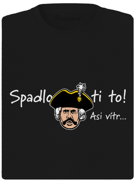 Spadlo ti to dámské sportovní tričko Black