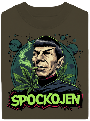 Spockojen unisex mikina bez kapuce Urban Khaki