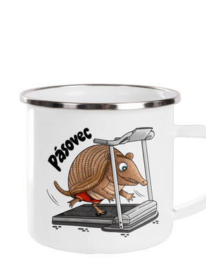 Pásovec plecháček White