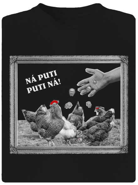 Ukrajina - Ná Puti Puti Ná dětské sportovní tričko Black