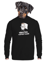 unisex mikina bez kapuce