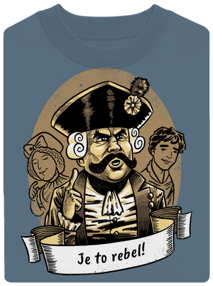 B14: S čerty nejsou žerty unisex mikina bez kapuce Nordic Blue