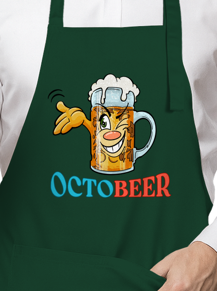 Octobeer zástěra Bottle Green