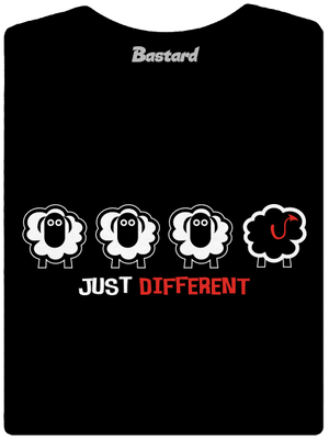 Černá ovce dámské tričko s lemem Black