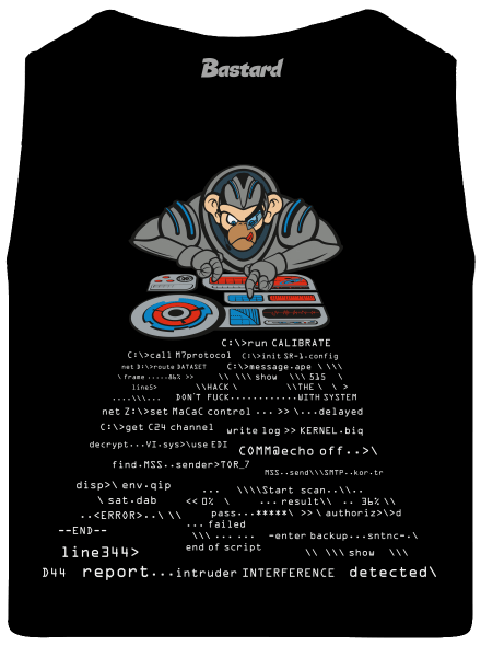 Coder ape pánské tílko Black