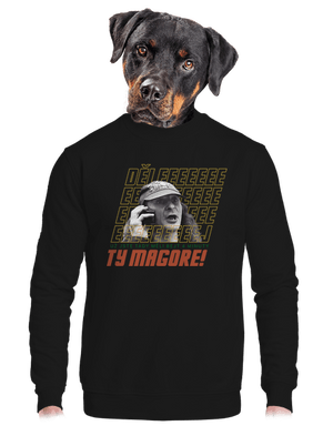 B18: Jiří Kára unisex mikina bez kapuce Black