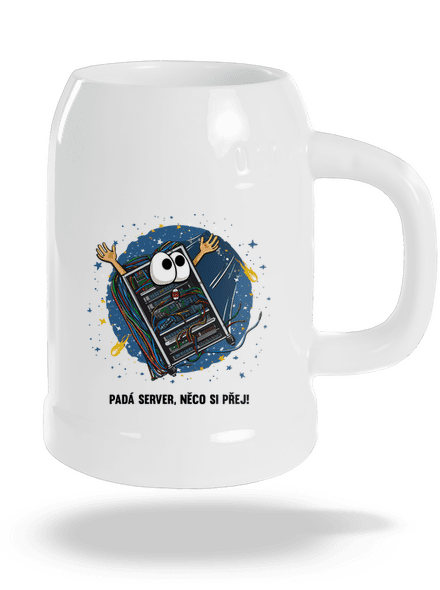 Padá server půllitr White