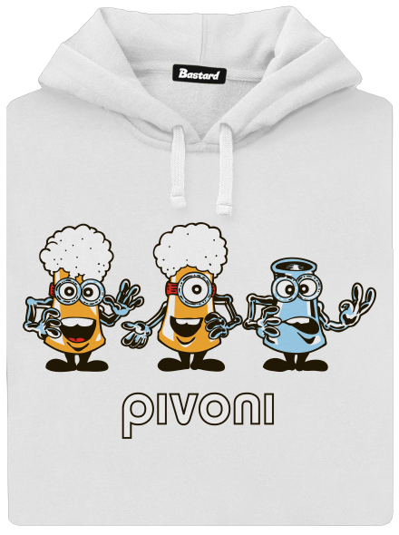 Pivoni dámská mikina klokanka White