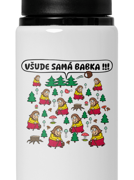 Všude samá babka lahev na vodu White