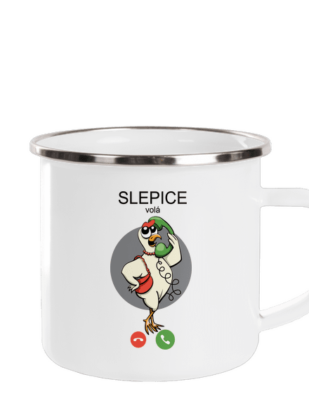 Slepice volá plecháček White