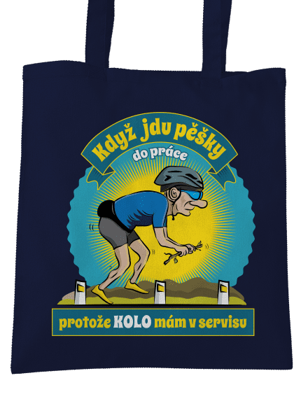 Závislost na kole taška French Navy