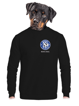 unisex mikina bez kapuce
