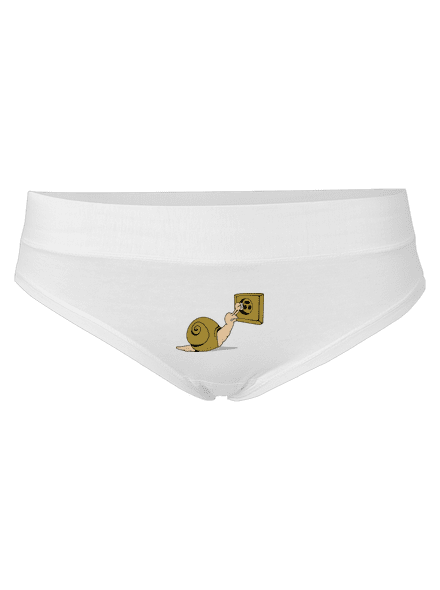 Šmírování dámské kalhotky White