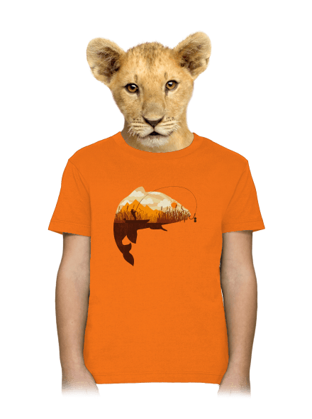 Kapitální úlovek dětské tričko Orange