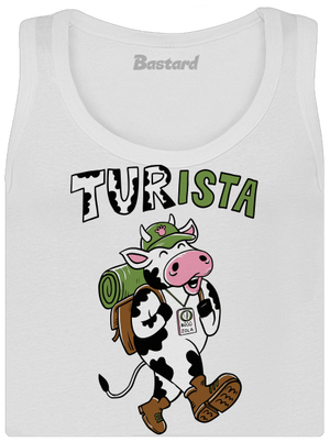 Tur na cestách dámské tílko klasické White