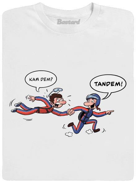 Tandem pánské dlouhý rukáv White