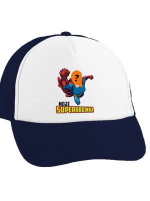 Moje superhrdinka kšiltovka truckerka French Navy cap