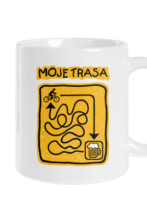 Moje trasa klasický hrnek White