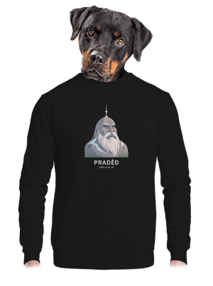 unisex mikina bez kapuce