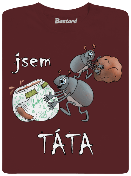 Jsem táta a máma pánské tričko Chocolate