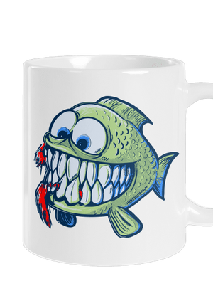 Hladová rybka klasický hrnek White