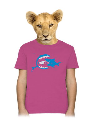 Rybky dětské tričko Fuchsia